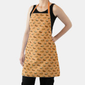 Herfst Apple Pumpkin en Pecan Pie Pattern Schort (Insitu)