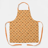 Herfst Apple Pumpkin en Pecan Pie Pattern Schort (Voorkant)