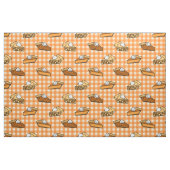 Herfst Apple Pumpkin en Pecan Pie Pattern Stof (Fat Quarter)