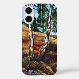 Herfst aquarelschildering iPhone 16 hoesje