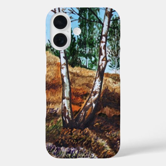 Herfst aquarelschildering Case-Mate iPhone case (Achterkant)