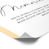 Herfst Arch - Herinneringen met de bruid Poster (Hoek)