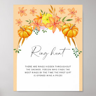 Herfst Arch - Ring Hunt vrijgezellenfeest spel pos Poster