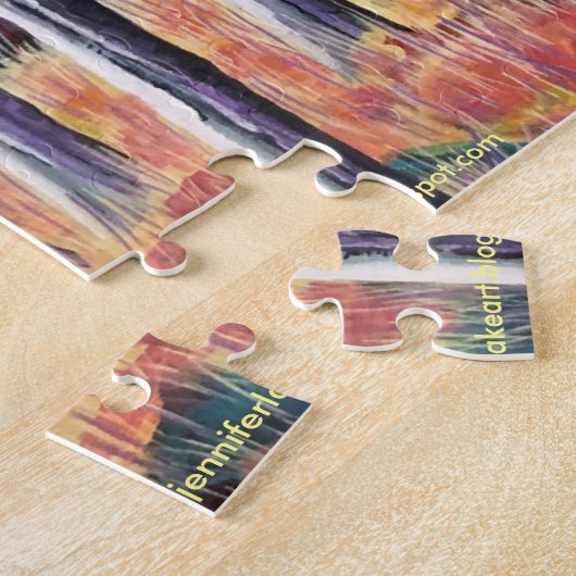 Herfst Aspen Abstract Puzzle Legpuzzel (Zijkant)