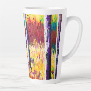 Herfst Aspen Abstracte Latte Mok