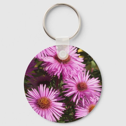 Herfst Aster Sleutelhanger (Voorkant)
