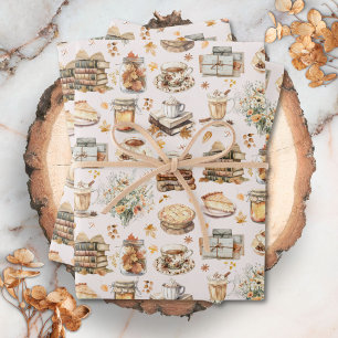 Herfst Autumn Favoriete Essentiële Esthetische Pat Inpakpapier Vel