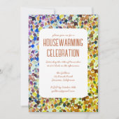 Herfst Autumn Leaves Chic Custom HOUSEWARMING PART Kaart (Voorkant)