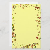HERFST/AUTUMN LEAVES, geel Briefpapier (Voorkant / Achterkant)
