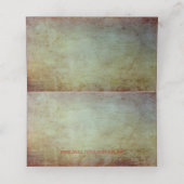 Herfst Autumn Leaves Thanksgiving Naam Kaarten (Binnenkant ongevouwen)