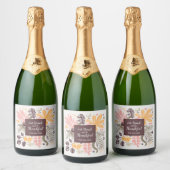 Herfst Autumn Thanksgiving Sparkling Wijnetiket (Flessen)