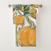 Herfst Autumn Waterverf  pompoenen Bad Handdoek (Insitu)