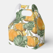 Herfst Autumn Waterverf pompoenen Bedankdoosjes (Achterkant)