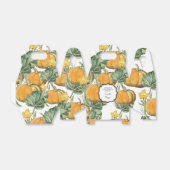 Herfst Autumn Waterverf pompoenen Bedankdoosjes (Uitgevouwen)