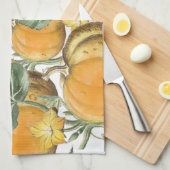 Herfst Autumn Waterverf  pompoenen Theedoek (Quarter Fold)