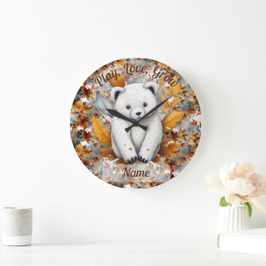 Herfst Baby Beer Grote Klok (Huis)