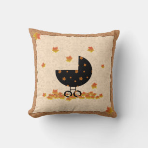 Herfst Baby Buggy Vallende Bladeren Kussen