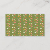 Herfst Baby shower Apple Theme Display Enclosure Informatiekaartje (Achterkant)