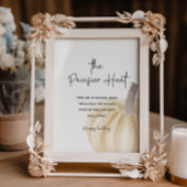 Herfst Baby shower Game Poster Pacifier Hunt