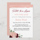 Herfst baby shower kaart (Voorkant / Achterkant)