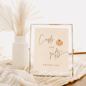 Herfst Baby shower Kaarten en Geschenken Teken, Po Poster