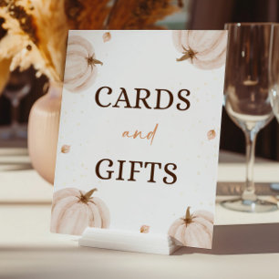 Herfst Baby shower Kaarten en Geschenken Teken Poster