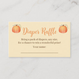Herfst Baby shower LuierspoelKaarten Informatiekaartje
