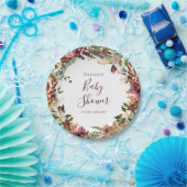 Herfst Baby shower Papier Bord (Feest)