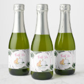 Herfst Baby shower Voedsel Drink labels Sparkling Wijnetiket (Flessen)