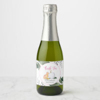 Herfst Baby shower Voedsel Drink labels