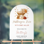 Herfst Baby shower Welkomstteken Acryl Bord (Neutraal)