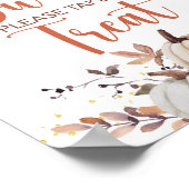 Herfst baby's zijn snoet poster (Hoek)