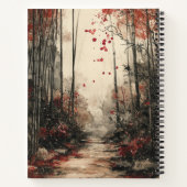 Herfst Bamboepad Inktwassing Notitieboek (Achterkant)