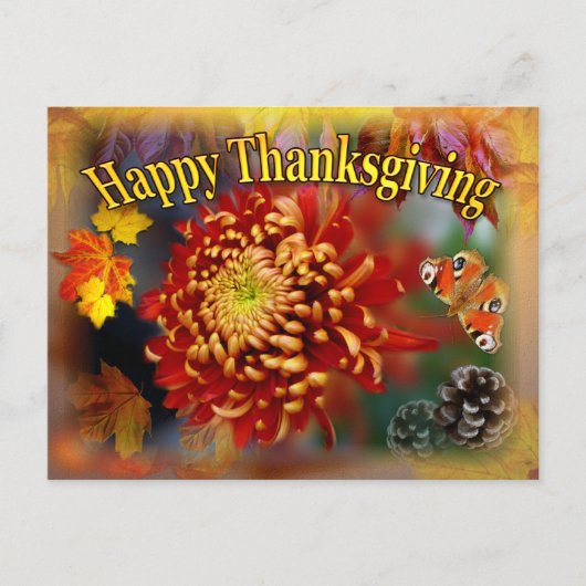Herfst Beauty ~ Thanksgiving Briefkaart (Voorkant)