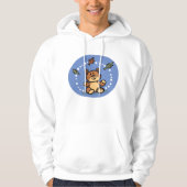 Herfst Beer met vallende bladeren Hoodie (Voorkant)