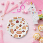 Herfst Behandeling Papieren Bordje (Feest)