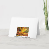 Herfst bessen notecard kaart (Achterkant)