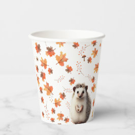 Herfst Betovering - Hedgehog & Bos Papieren Bekers