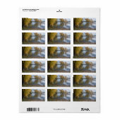 Herfst bij Black Dog Lake Etiket (Full Sheet)