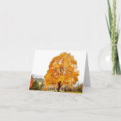 Herfst bij Blackbird Kaart (Voorkant)