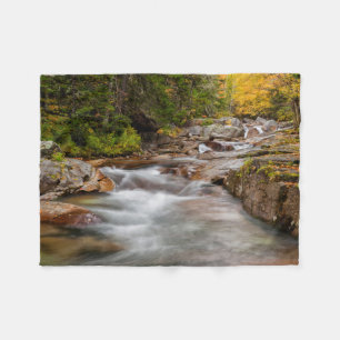 Herfst bij Jefferson Brook, New Hampshire Fleece Deken