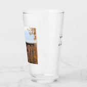 Herfst bij Kinzua Bridge Souvenir Glas (Links)
