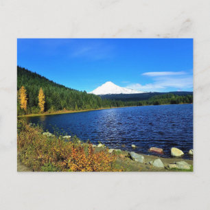 Herfst bij Trillium Lake, OR Briefkaart