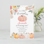 Herfst Birthday Party Invitati Kaart (Staand voorkant)