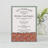 Herfst Birthday Party van mannen 35 Kaart (Staand voorkant)