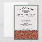 Herfst Birthday Party van mannen 35 Kaart (Voorkant / Achterkant)