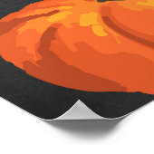 Herfst - Blackboard Thanksgiving Pumpkin Poster (Hoek)