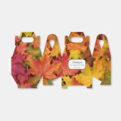 Herfst bladeren bruiloft dank u geschenk bedankdoosjes (Uitgevouwen)