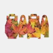 Herfst bladeren bruiloft gunst geschenkdoos bedankdoosjes (Uitgevouwen)