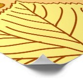 Herfst bladeren: naadloze stof print (Hoek)